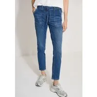 CECIL Straight-Jeans Style Scarlett mit Gürteldetail zum Binden / Stretch