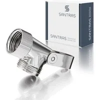 Santras Duschstange SANTRAS® 1/2" Brausehalter Duschkopfhalterung aus Messing in Chrom