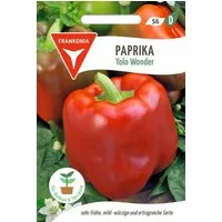 FRANKONIA Gemüsesamen Paprika, Yolo Wonder - Paprika-Samen Saatgut Samen, Capsicum annuum