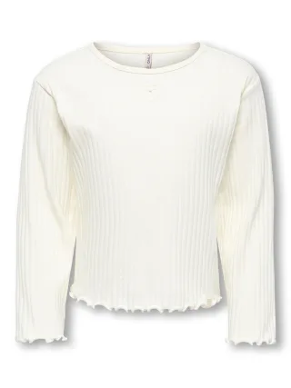 KIDS ONLY - KMGCAROLINE LS RIB TOP JRS - Gr. - 110