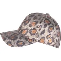 MIRROSI Baseball Cap Damen Cap aus reinem Baumwolle mit Shirm LOVE Leopard (Kappe, Outdor Cap, Feldmütze) Atmungsaktiv, Einheitsgröße