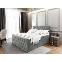Masseno Boxbett FONDI 140x200 cm mit Bonell Matratze und Topper