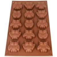 wisefood Silikonform Silikonform Eulen (verschieden) - 30x17x2,5cm -, (1-tlg)