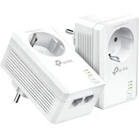 tp-link AV1000 2-Port Gigabit Powerline Adapter mit Steckdose Netzwerk-Adapter RJ-14 zu RJ-14