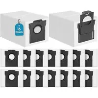 SURFOU Staubsaugerbeutel 16 Staubbeutel für Dreame S40/X40 Pro/L40s Pro Ultra, Mova P50/P10, 4-lagig, staubdicht, für Haustier & Allergiker, Ersatz Zubehör