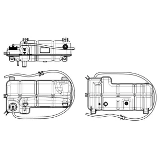 NRF K?hlmittelausgleichsbeh?lter Iveco Daily 3 2,8