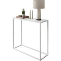 Lookway Konsolentisch MODERN GLASS – stilvolles Design mit Glasplatte für Ihren Flur (1x Konsole), Breite: 80/100 cm