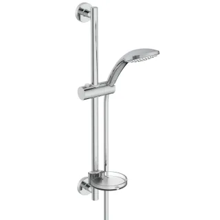 Ideal Standard Brausekombination M1 Idealrain 600mm 1-fach-Handbrause d:100mm 6l, Chrom, BD912AA BD912AA
