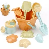 CLTYQ Sandkasten Sandspielzeug Set Sandkasten Spielzeug Strandspielzeug,10 Stück