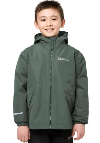 Jack Wolfskin 3-in-1-Funktionsjacke "ICELAND 3IN1 JACKET K" mit Kapuze 3in1, wasserdicht, Übergangsjacke/Winterjacke