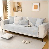 TUWENA Sofahusse Sofaschoner Rutschfest,Couch Überzug L Form 1/2/3/4 Sitzer,Sofabezug, Sofadecken für Sitzfläche, Universelle Sofa Überwurf