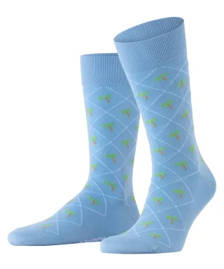Burlington - Burlington Palm Tree Herren sky blue - Gr. - 43