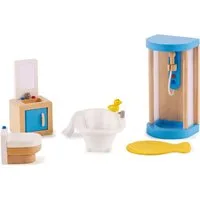 Hape Puppenhausmöbel Familienbad