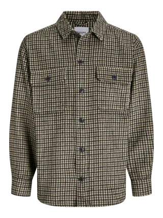 JACK&JONES - JJEBRADLEY OLLIE OVERSHIRT LS NOOS - Gr. - M