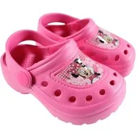 Disney Minnie Mouse Kinder Clogs Sandale mit Fersenriemen und rutschfester Sohle Clog