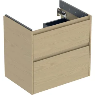 Geberit Renova Plan Unterschrank für Waschtisch, mit zwei Schubladen: 64.4x60.6x44.6cm, 504028PS1 504028PS1