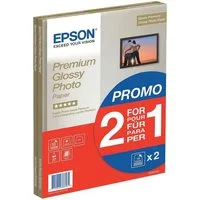 Epson Fotopapier Premium Glossy, Format A4, leicht glänzend, 255 g/m², 30 Blatt