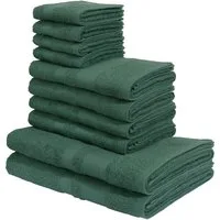 OTTO home Handtuch Set Vanessa, 10-tlg Handtuch-Set, weich, in Standard- und Premium-Qualität, Walkfrottee (Set, 10-St), 100% Baumwolle, Duschtücher, Handtücher, Gästetücher, mit Bordüre
