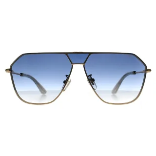 Polizei Aviator Herren glänzend rosa Gold blau Gradient SPLL89 Horizont 8