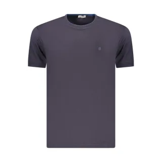 Coveri Moving Blaue Baumwolle Herren T-Shirt