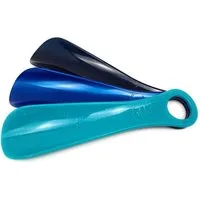 Schuhlöffel Set Mint, Metallicblau, Flitterdunkelblau Schuhl