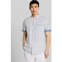 TOM TAILOR Kurzarmhemd Blusen & Shirts Regular Fit Kurzarmhemd mit Stehkragen