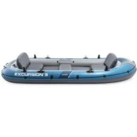 Intex Schlauchboot 66325, (Set, -, mit 2 Paddeln und Luftpumpe), Komplett-Set
