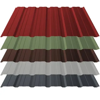 Trapezblech T18+ | Wand | 0,70 mm | Stahl | Aluzink, 25 µm Polyester