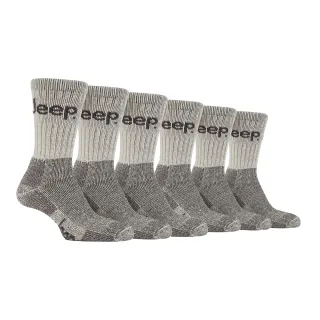 6 Paar Herren Luxuriöse Gepolsterte Baumwoll-Wandersocken