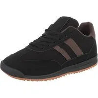 Ital-Design Damen Sneaker mit Schnürung und Profilsohle Sneaker (91742603) Flach Sneakers Low in Schwarz
