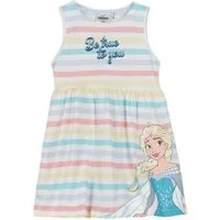 Disney Frozen Midikleid Mädchenkleid & Freizeitkleid aus atmungsaktivem Single Jersey