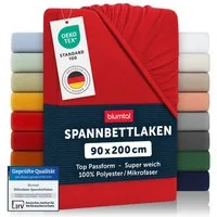 Blumtal Spannbettlaken Bettlaken aus Mikrofaser, Mikrofaser, Gummizug: rundum, (2 Stück)