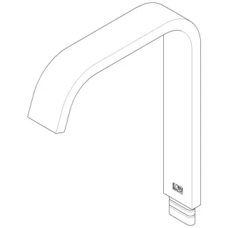 Dornbracht Auslauf kpl. 90282226700-06 platin matt