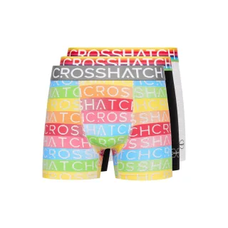 Crosshatch - "Rainbow Mix" Boxershorts für Herren(3er-Pack) (Grau)