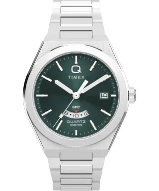 Timex Q Timex Continental Silber Herren Armbanduhr TW2Y24800