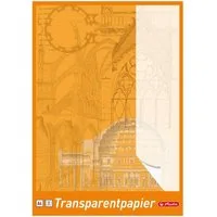 Herlitz Transparentpapier Herlitz Transparentpapierblock A4 30 Blatt