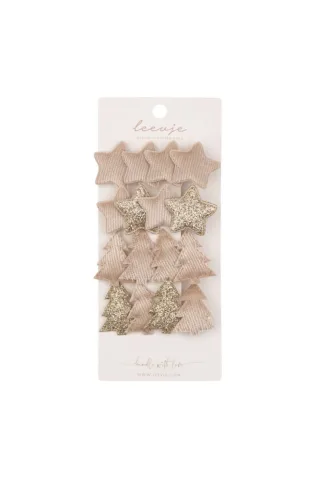 Leevje Haarspangen "Christmas Trees & Stars"