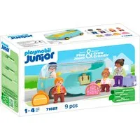 Playmobil® Reisebus (71682), JUNIOR Konstruktions-Spielset, (9 St), Made in Europe