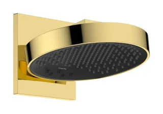 Hansgrohe Rainfinity Kopfbrause 250 3jet EcoSmart mit Wandanschluss, Polished Gold Optic, 26233990 26233990