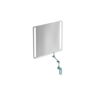 Hewi 801 Kipp-Lichtspiegel LED 801.01.40055 600x540x6mm, aquablau
