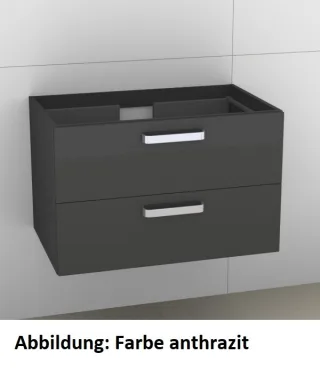 Artiqua 414 Waschtischunterschrank für Venticello 41048J, 41048L Eiche Weiß quer NB, 414-WU2L-V104-7 414-WU2L-V104-7185-440