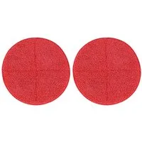 Casativo Polierpad 2er-Set Ersatz-Pads, Waschbare Poliertücher für Maschine CH5871, Waschbare Poliertücher Polierpads aus Polyester-Mix