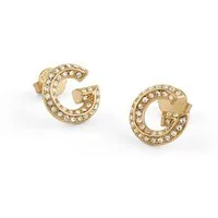 Guess Paar Ohrstecker JUBE05443JWYG, für Damen Goldfarben