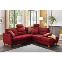 Home affaire Ecksofa Palmera L-Form, B: 236 cm, optional Bettfunktion & Bettkasten, Federkern