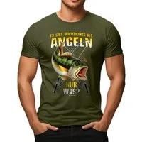 RAHMENLOS® T-Shirt für den leidenschaftlicheren Angler: Es gibt wichtigeres, nur was?