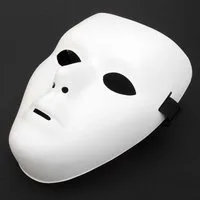 Goods+Gadgets Verkleidungsmaske GOODS+GADGETS Weiße Phantommaske – Halloween & Faschingsmaske, Venezianische Faschingsmaske