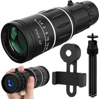Refined Living 16X52 Monokular-Teleskop, HD-Fernglas für Outdoor,Kompaktes Monokular Monokular (wasserdicht,für Geschenke,Vogelbeobachtung, Wandern, Konzert, Reisen)