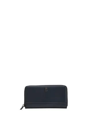 s.Oliver Red Label - Großes Portemonnaie in Leder-Optik blau - Gr. - 1