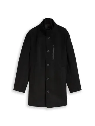 Tom Tailor - 2-in-1 Wollmantel mit abnehmbarem Einsatz Black - Gr. - XL