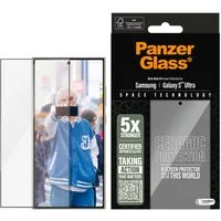 PanzerGlass Displayschutzglas Ultra-Wide Fit Ceramic Screen Protection für Samsung Galaxy S25 Ultra, Displayschutzfolie, Schutzfolie, Bildschirmschutz, kratz- & stoßfest